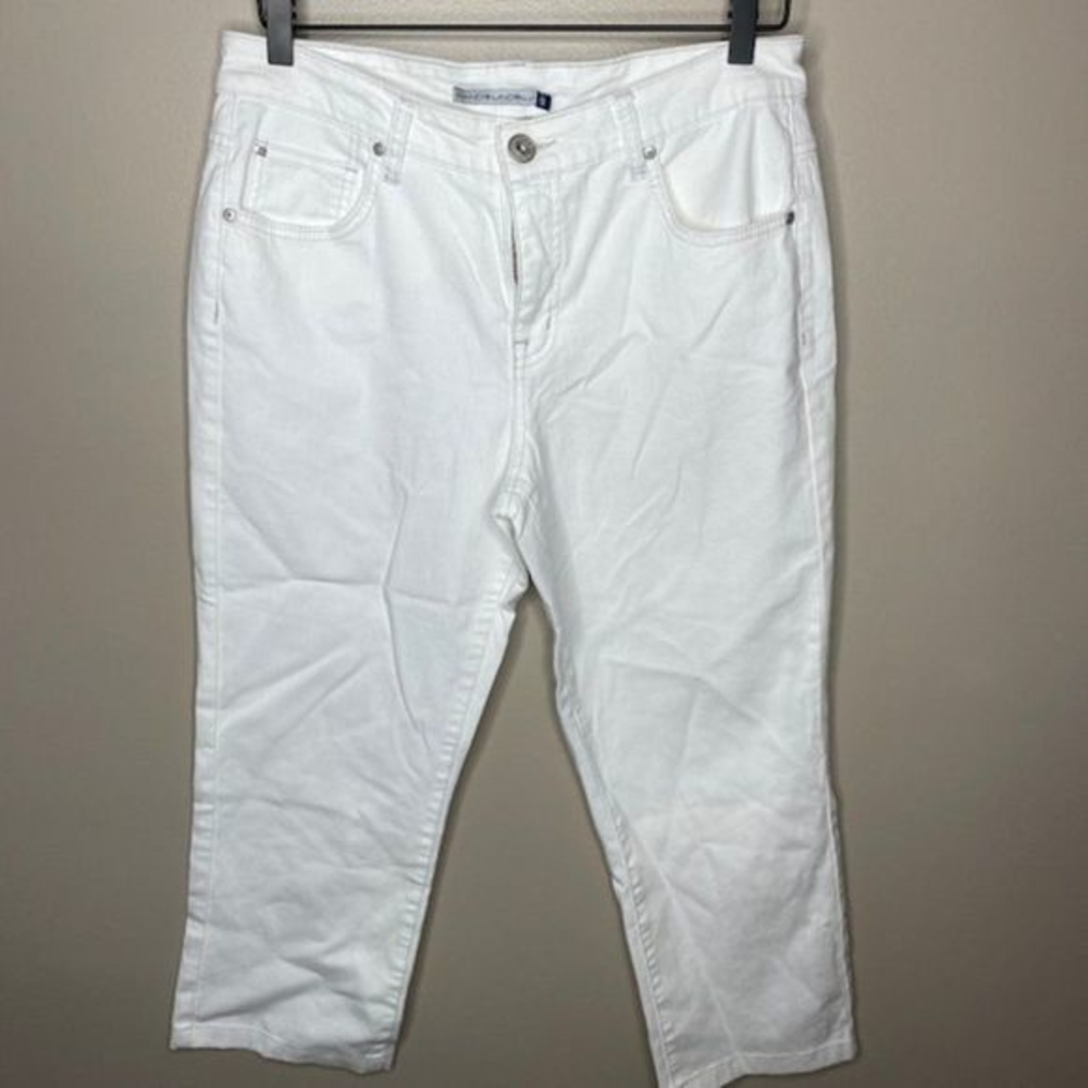 Bandolino Mandie Crop White Jeans‎